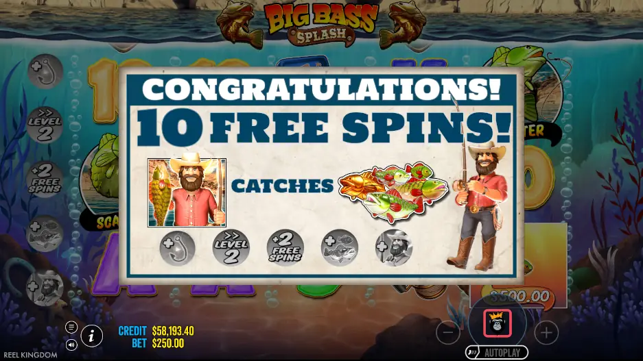 Free Spins Big Bass Splash